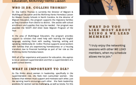 Meet Dr. Collins Thomas, Director of Migrant & Multilingual Education, Bladen County Schools, NC